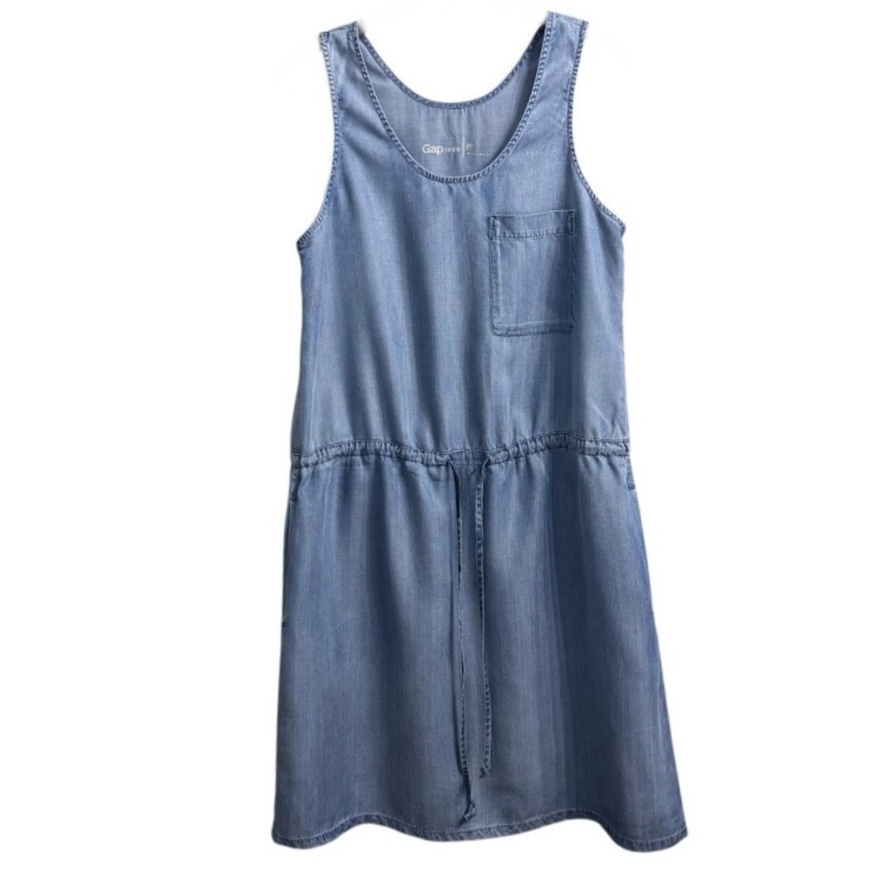 GAP Light Blue Denim Dress - Picture 3 of 8